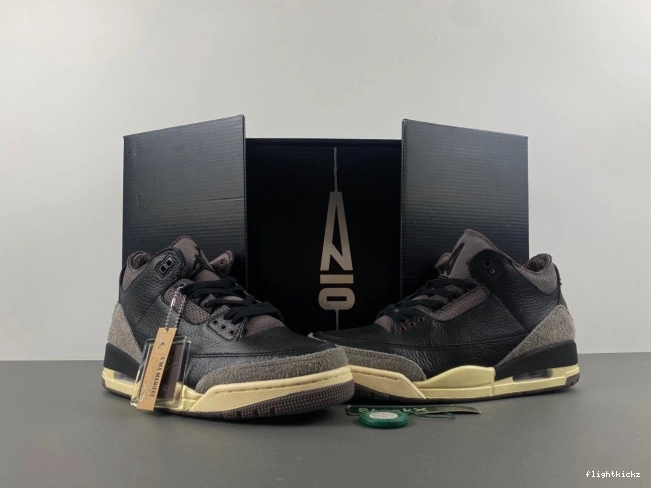 Black FZ4811-001 Air x Jordan 3 Maniere A Ma 0728